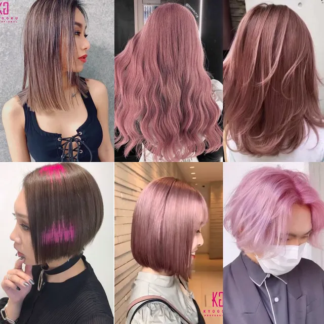 ピンク 髪色 種類