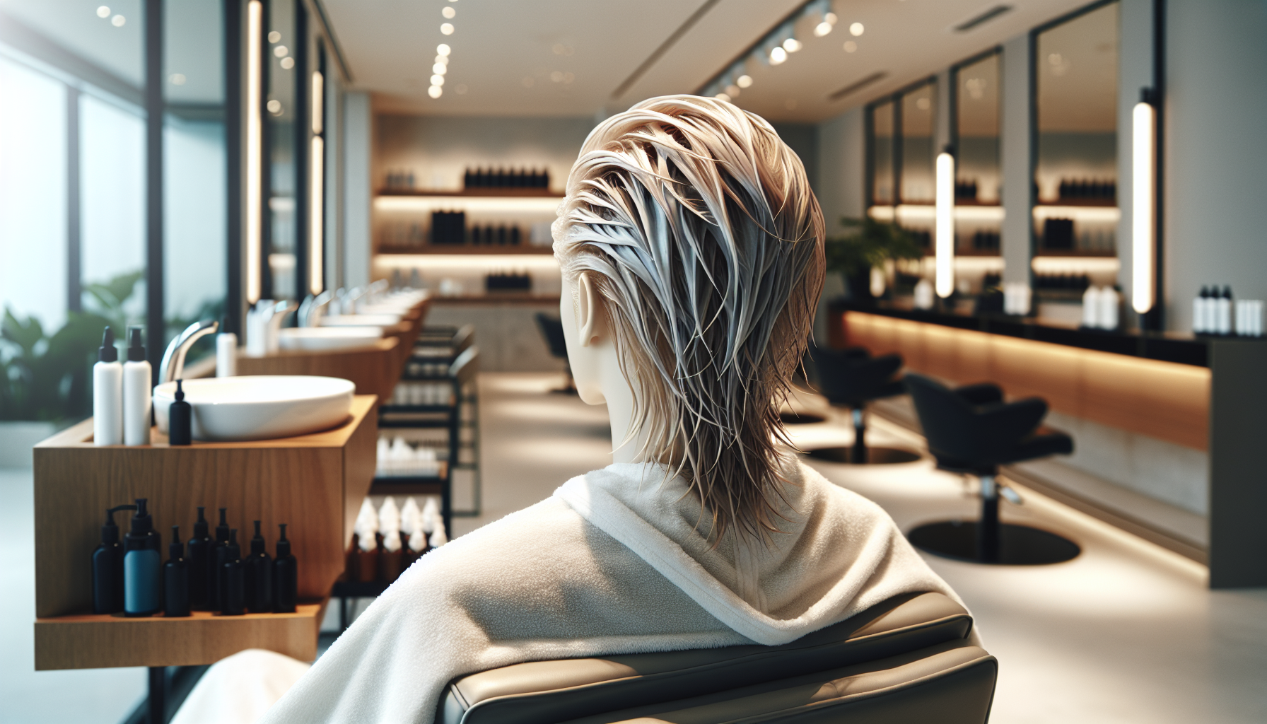 ブリーチ後のシャンプーで注意すべきことのイメージ画像