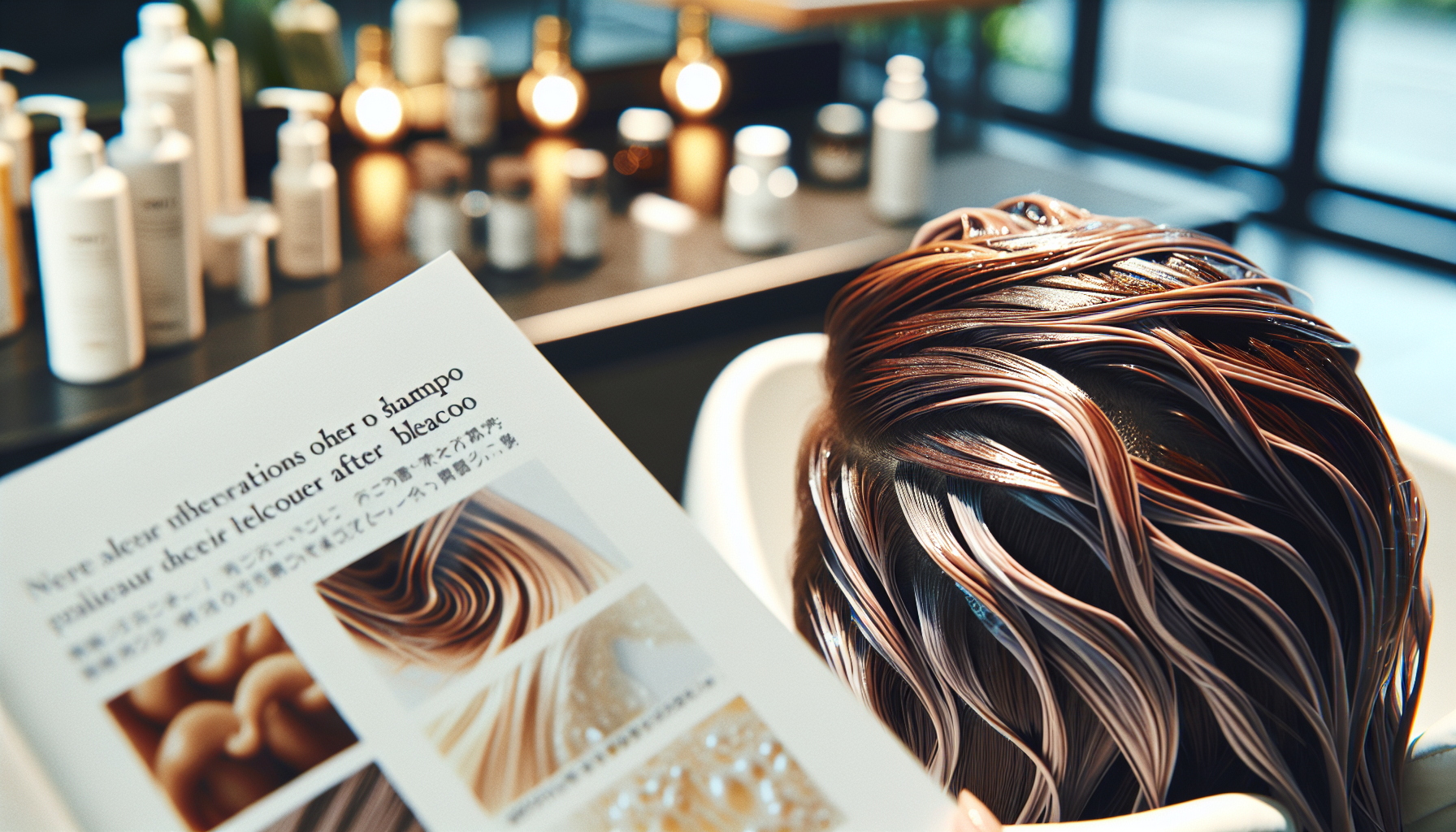 ブリーチ後の色持ちを良くするシャンプー以外のケア方法のイメージ画像