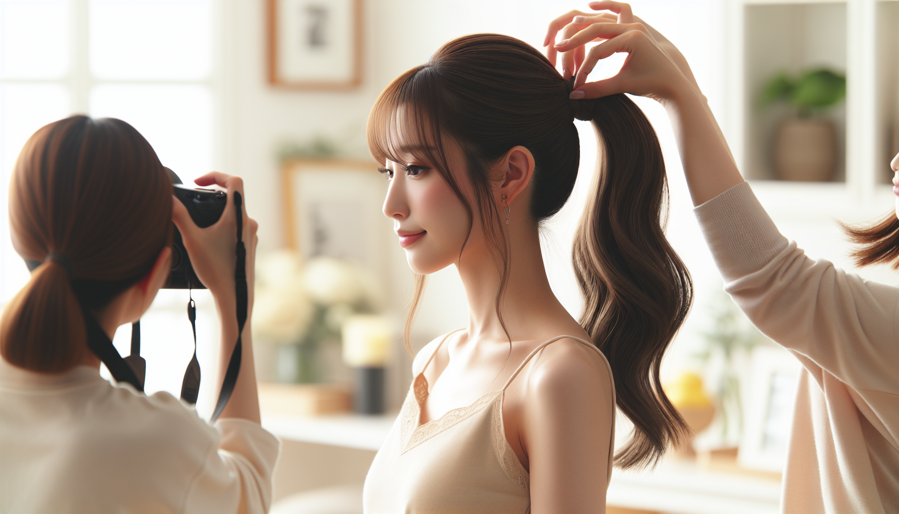 サイドポニーの基本的なやり方は？失敗しないステップのイメージ画像