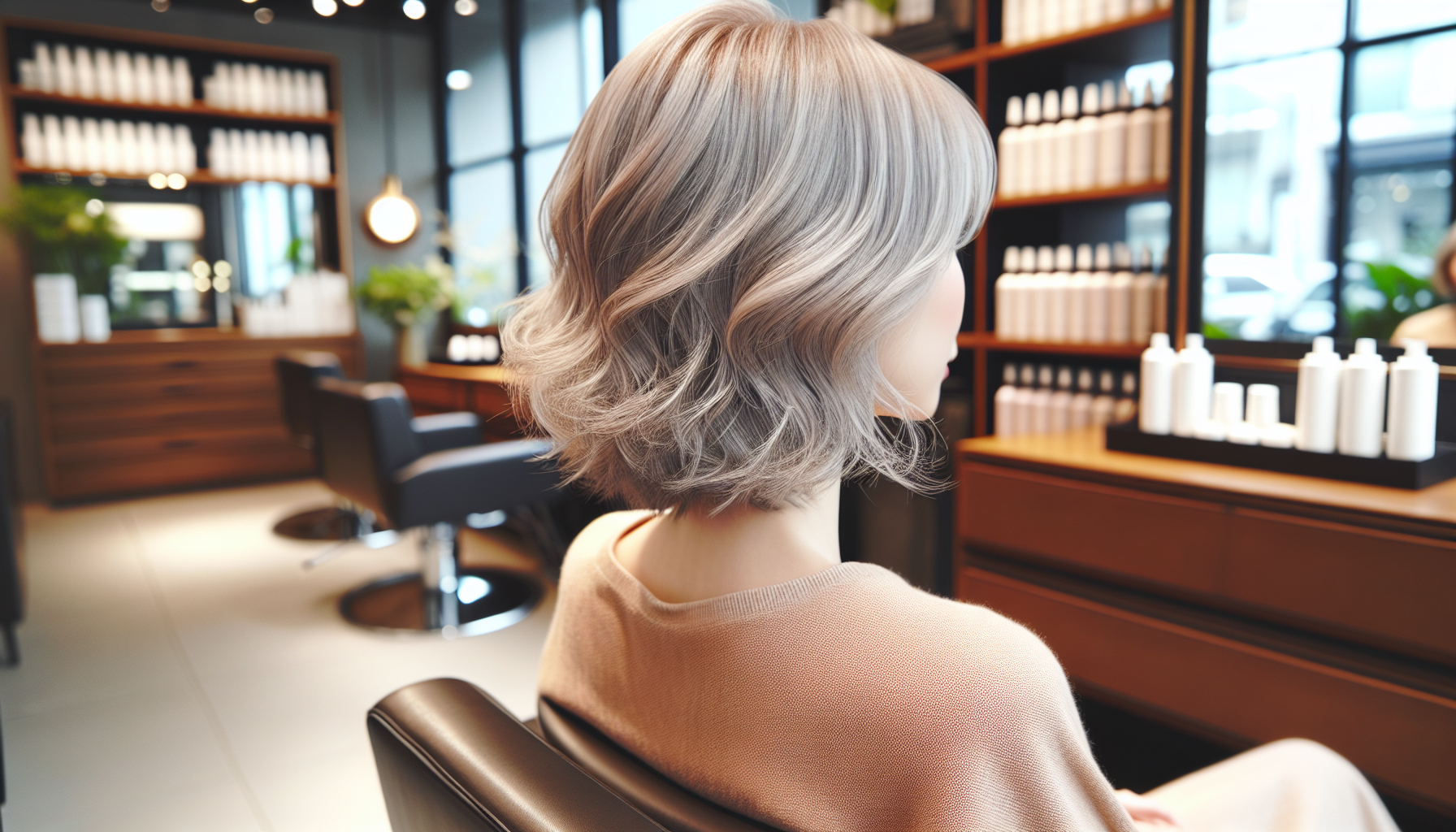 白髪を自然にぼかすアッシュ系カラーの選び方は？のイメージ画像