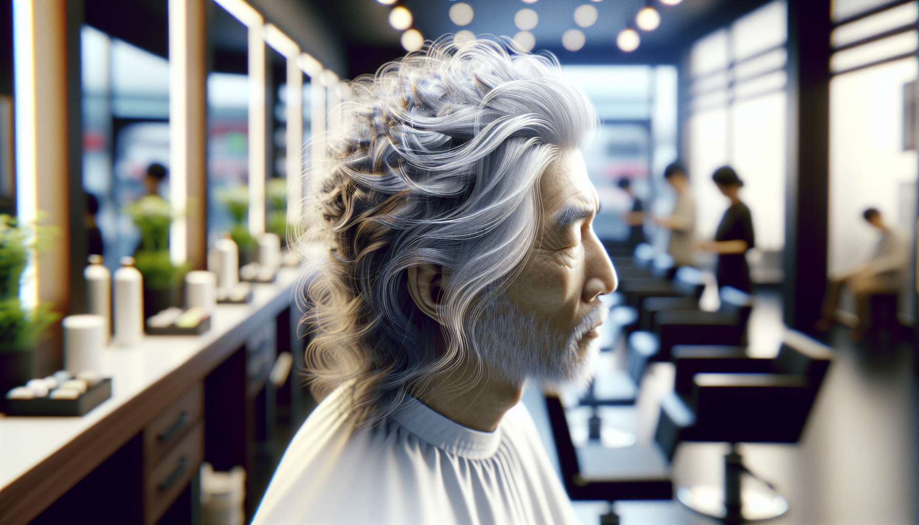 50代の白髪カバーにアッシュ系カラーが選ばれる理由とは？のイメージ画像