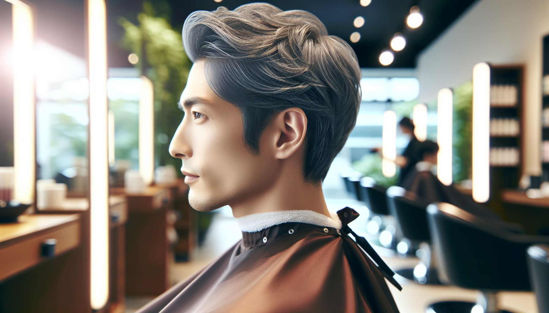 白髪カバーのための頭皮ケアとアレルギー対策のイメージ画像