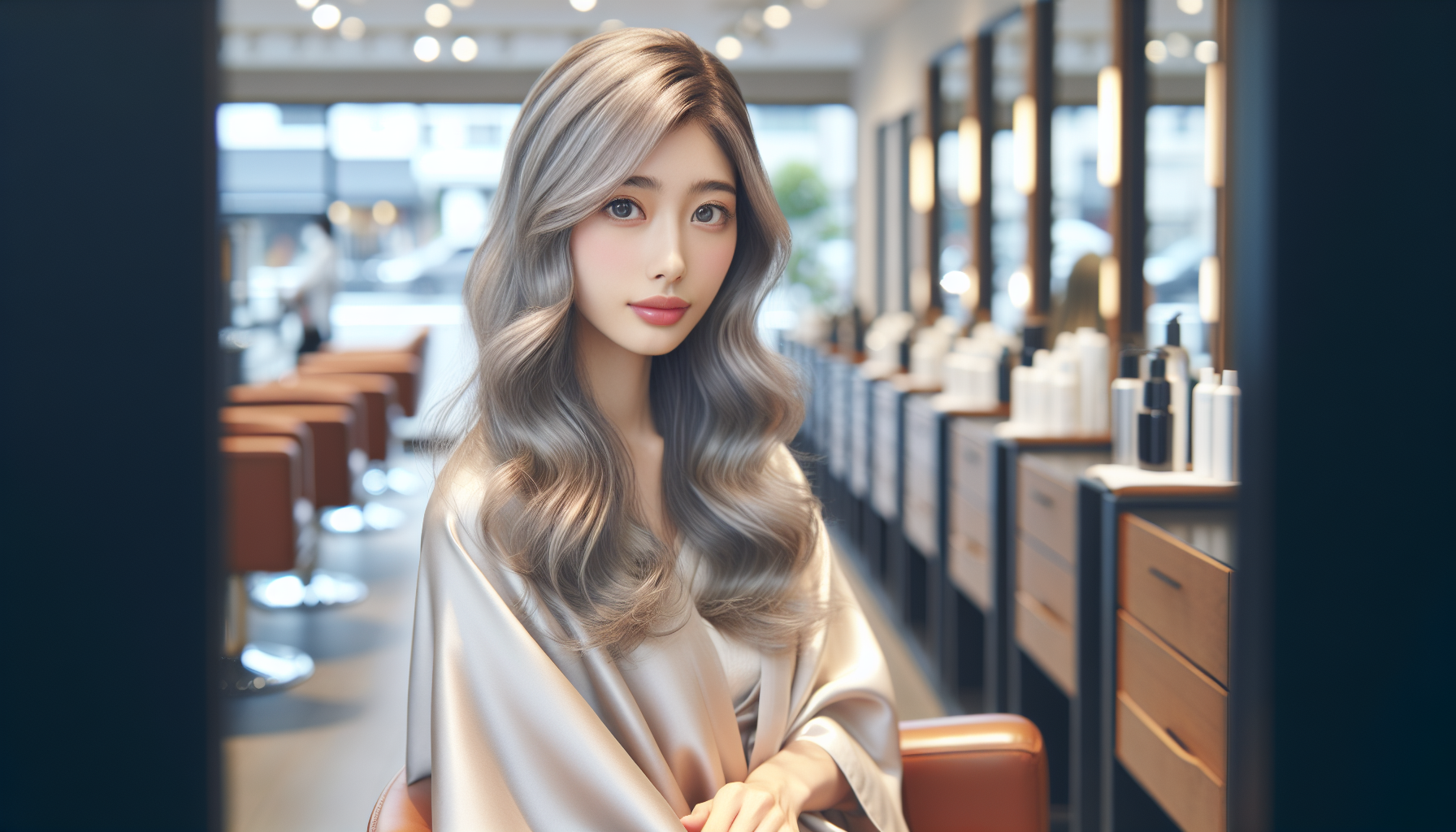 自宅でできる白髪ケアとアッシュカラーの色持ちを良くする方法のイメージ画像