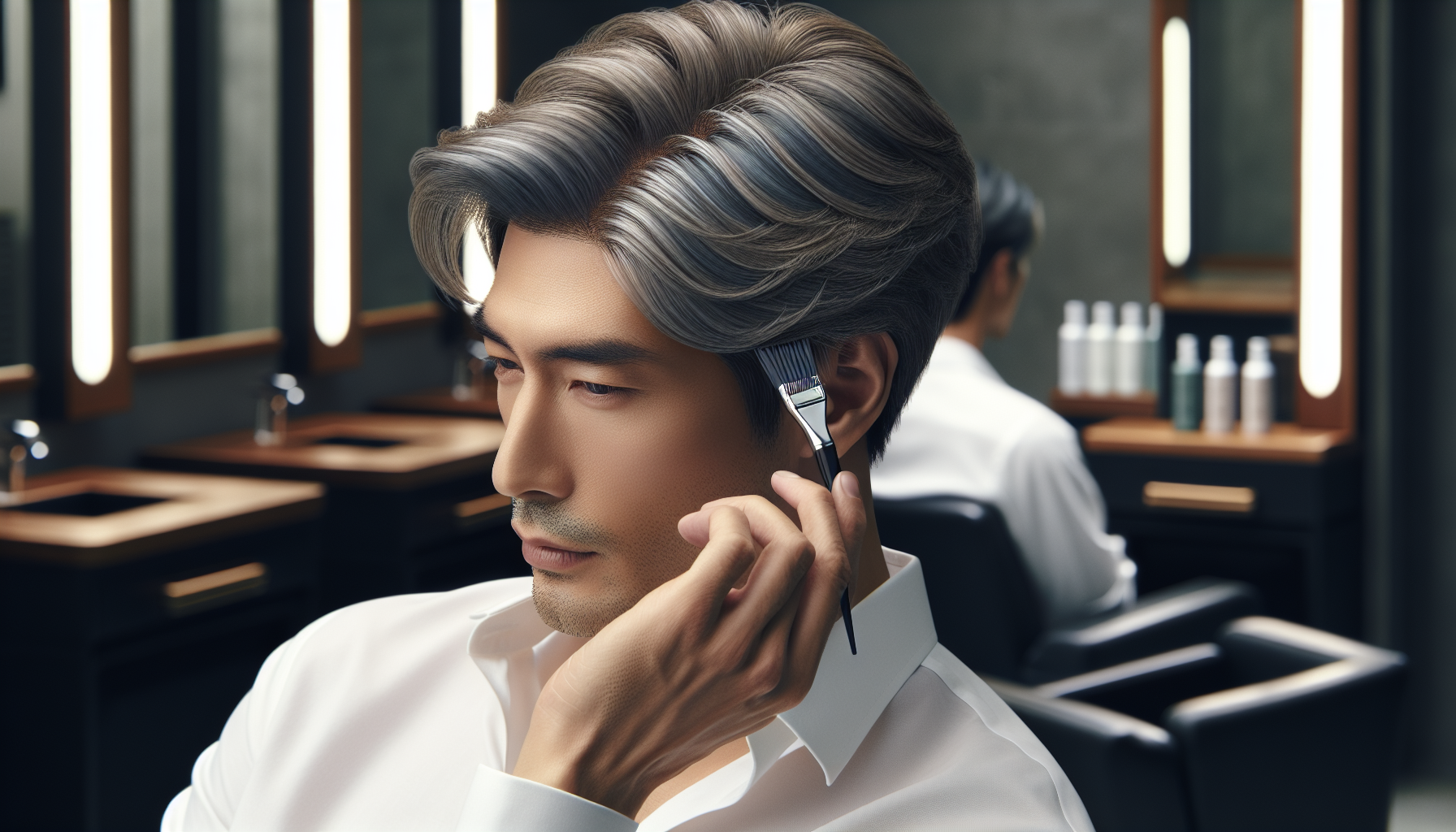 50代メンズにおすすめのアッシュカラーとは？【結論：グレイッシュなトーンが自然で上品】のイメージ画像